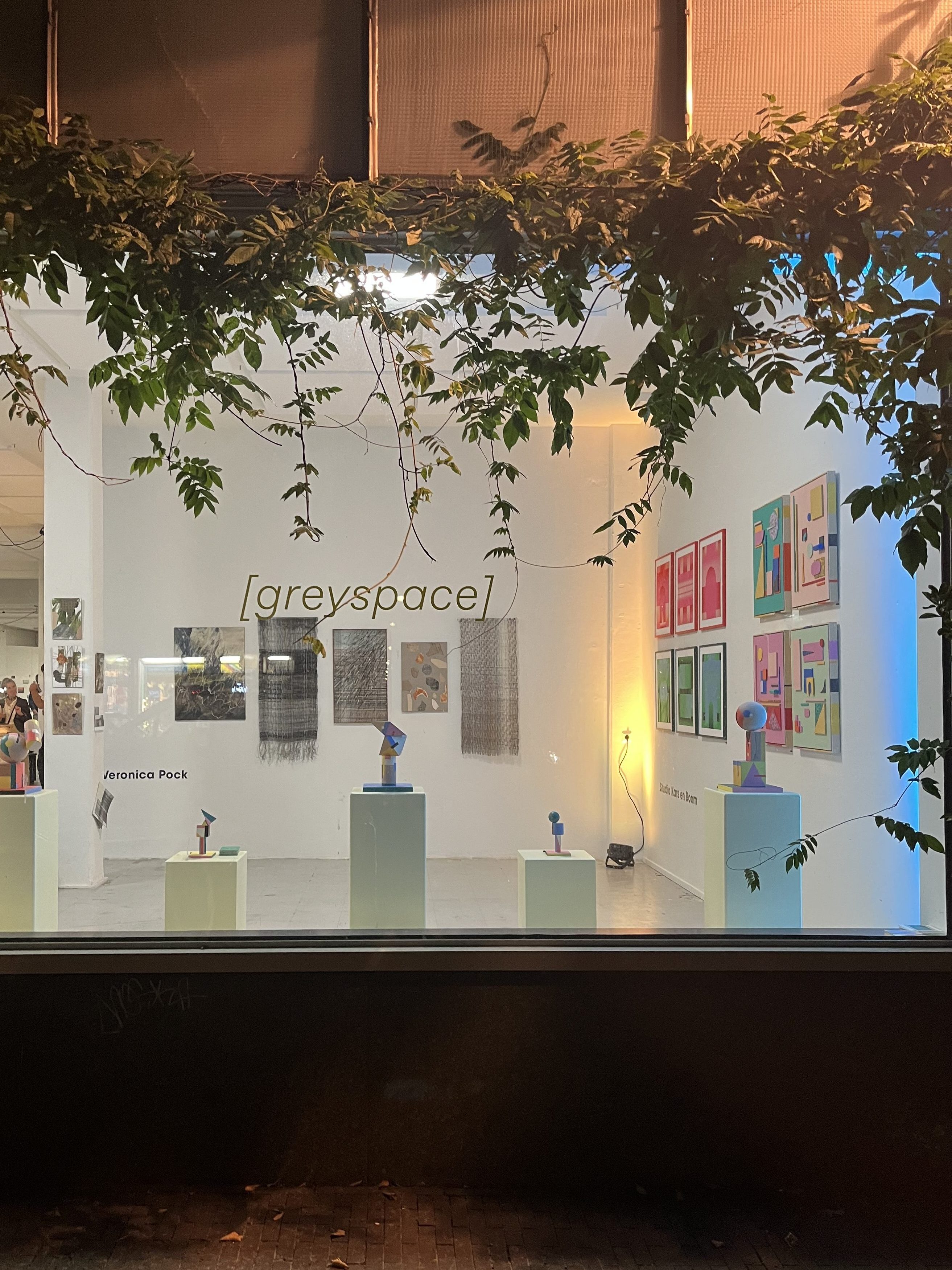 View into the Greyspace gallery in The Hague
