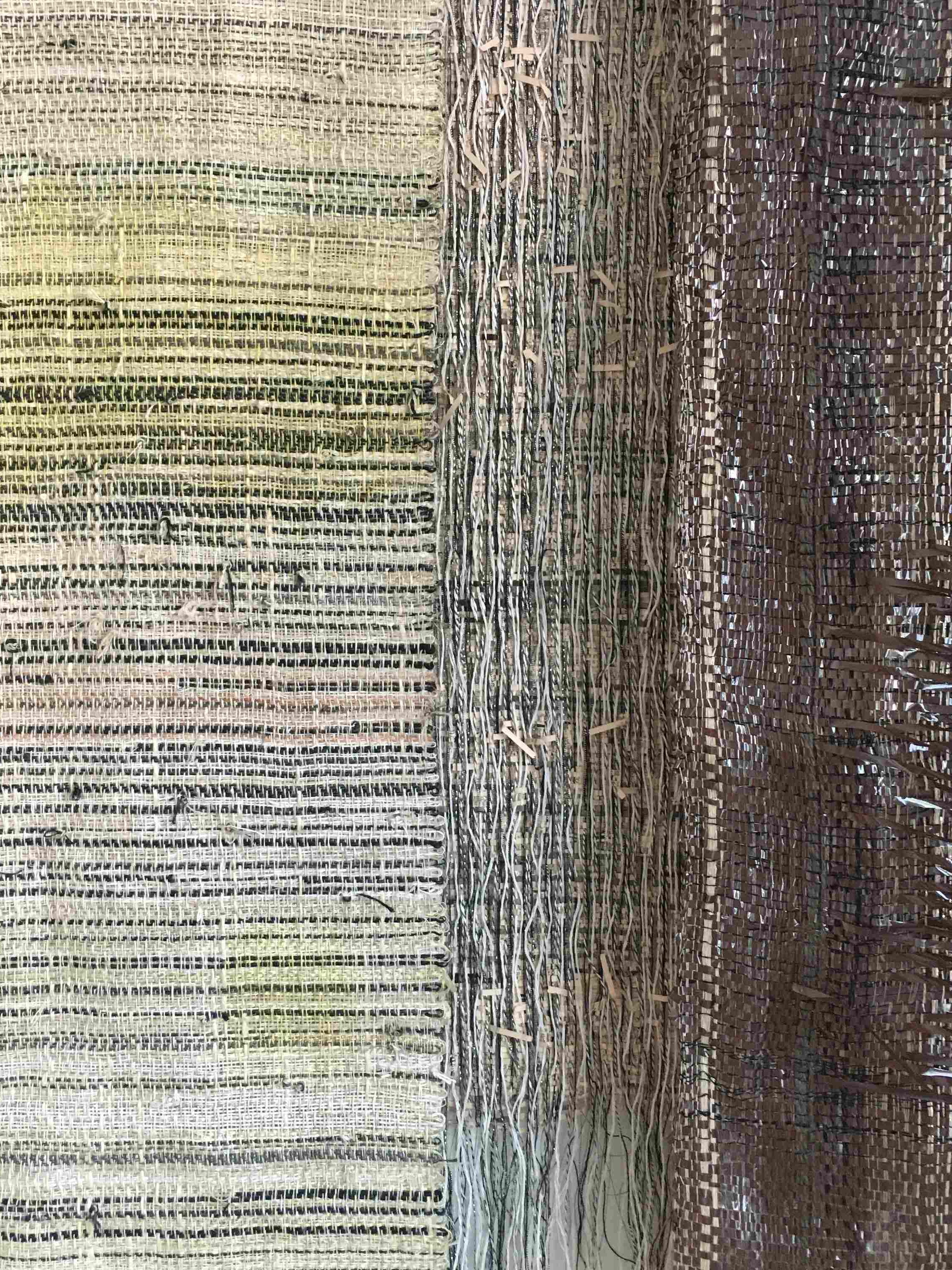 Zero waste weave of the loom